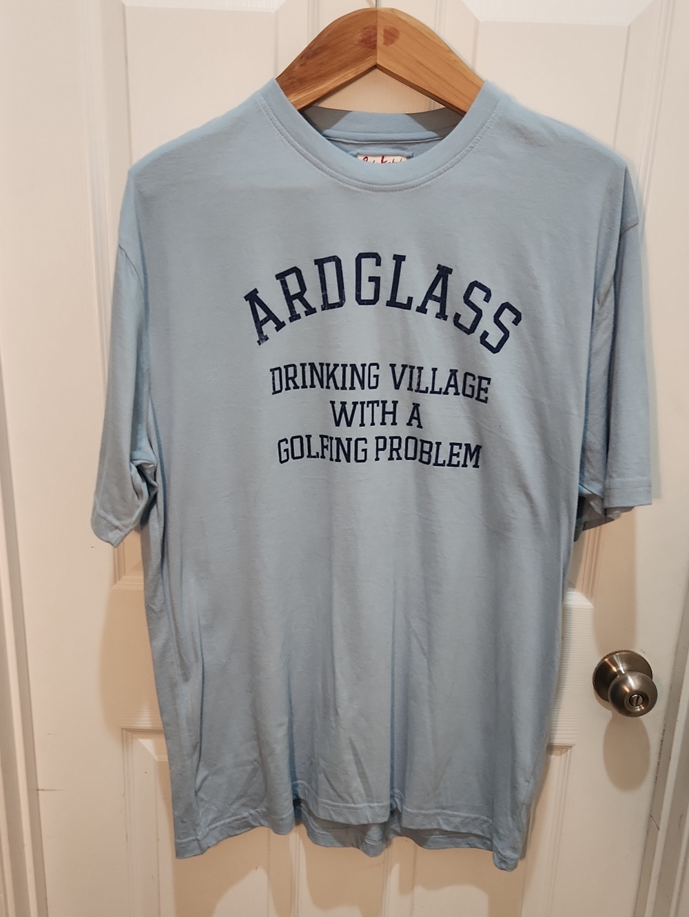Red Jacket Light Blue 'ARDGLASS' Graphic Short Sleeve Tee